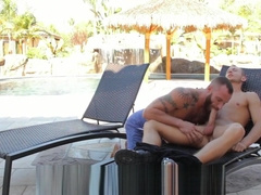 GayRoom - Randall O'Reilly gets his ass fucked by pool