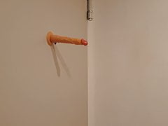 Fag Gerd sucks dildo
