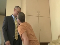 Step daddy and his boy make love