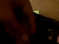 Masturbating my big cock for you guys
