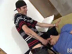 nasty cock riding with fag man