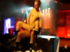 Ale Tedesco fucks Oscar Woods on stage at Darklands