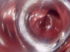 Glass butt plug inside look V2