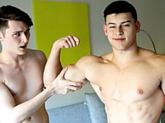 Muscles and deep anal with Eddie Alvarado and Neal Peterson