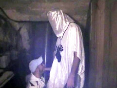 Fucked by incredible ghost XXL cock