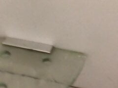 At the gym with cock sleeve 2