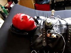 Extreme electric cock, ball & breast torture