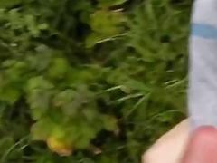 Outdoor pissing in mouth then rough fucking