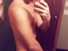 Bathroom selfie video