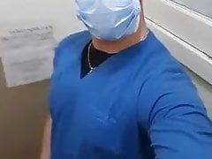 Cock waving with mask