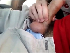 Twink Sucks Dick in Car and Swallows