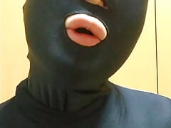 Morphsuit boy masturbate