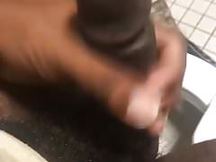 Cum while in uniform