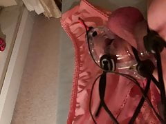 Really intense estim orgasm.