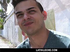 LatinLeche - Hung brazilian hetero man has raw anal sex on camera for money