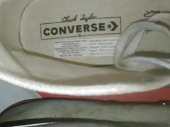 Jerking off in my dirty new Converse Chuck Taylor 70