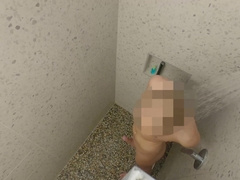 Caught douche bare and masturbating off