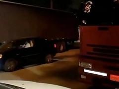 Fuck At A Public Truck Stop