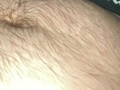 Teenager man strokes off until pop-shot