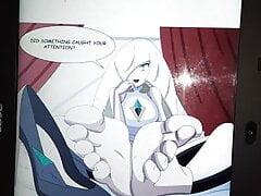 Lusamine (Pokemon) Feet Cum Tribute