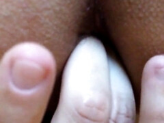 Young Sissy Fingering Asshole & Riding Big Vibrator