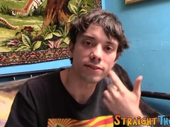 Trouble maker Chad Turner chills out and relax with his hairy dick in his hand