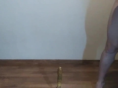 Transsexual solo fuck stick smoker