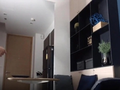 Super Hot Blonde Jacking Off Showing HB Big Muscles