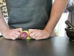 Cum explosion with homemade toy!!