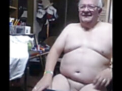 grandpa jizm on webcam