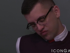 Young Josh Stone and Ian Levine turn the sex talk into a mutual masturbation