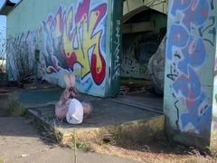 Deserted Restrain Bondage Guy