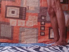 Playing my cock load cock handjob