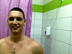 Slutty Czech dude begging for a hot facial