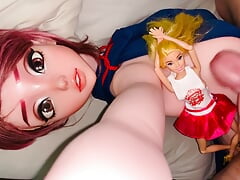 Small Penis Cumming On Love Dolls Armpits - Barbie Doll And Elsa Babe Silicone Love Doll Takanashi Mahiru