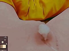pantyhose estim cum