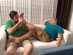 Dilf, gay bondage, feet tickles