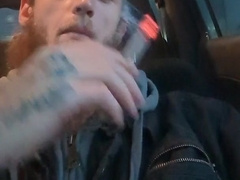 Smoking a Ciggie
