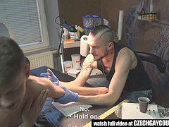 Czechgav, tattoo studio, tattoo sex