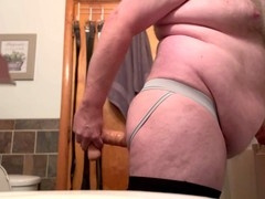 Extreme anal dildo, chubby boys, big belly men