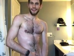 Pissed and cum on the floor 13