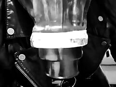Slave on Fuck machine