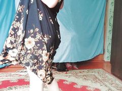 Hot Blonde Gay in Milf Dress Youtuber CrossdresserKitty