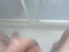 PetterSpain Horny in the shower.