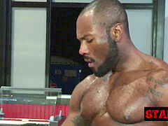 impressive ginger-haired lad gets filled up by a stud