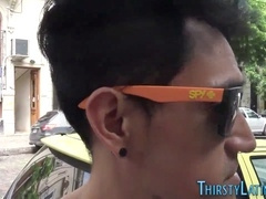 POV blowjob and handjob from a Latin perspective