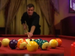 Gagged submissive stud getting flogged