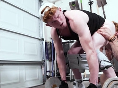 Mutual dick sucking oral by the gym makes hot boys wanna fuck big time