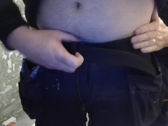 Getting a rubdown from the manager