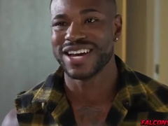 David Strokes Himself And Shoots Out His Load